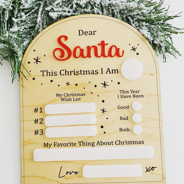 Letter to Santa Board