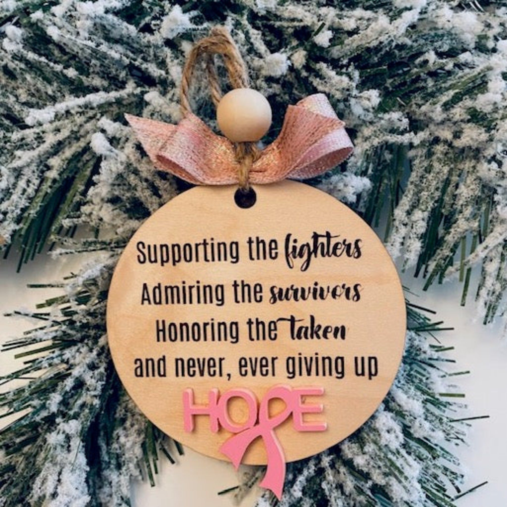 Breast Cancer Ornament